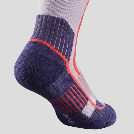 Дитячі шкарпетки 520 X-Warm для зимового туризму - Сині/Фіолетові
