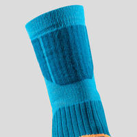 Dečje čarape za planinarenje - SH520 WARM MID - 2 para
