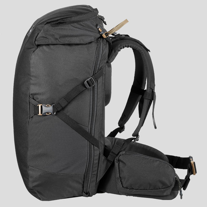 Sac à dos 40 litres de trek voyage TRAVEL 100 bordeaux Forclaz Decathlon Sac à dos 40 litres de trek voyage TRAVEL 100 bordeaux Forclaz Decathlon