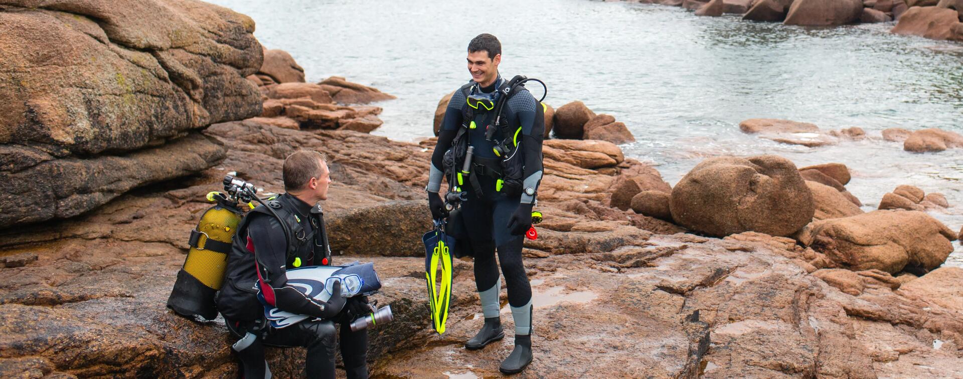 traje semiseco buceo