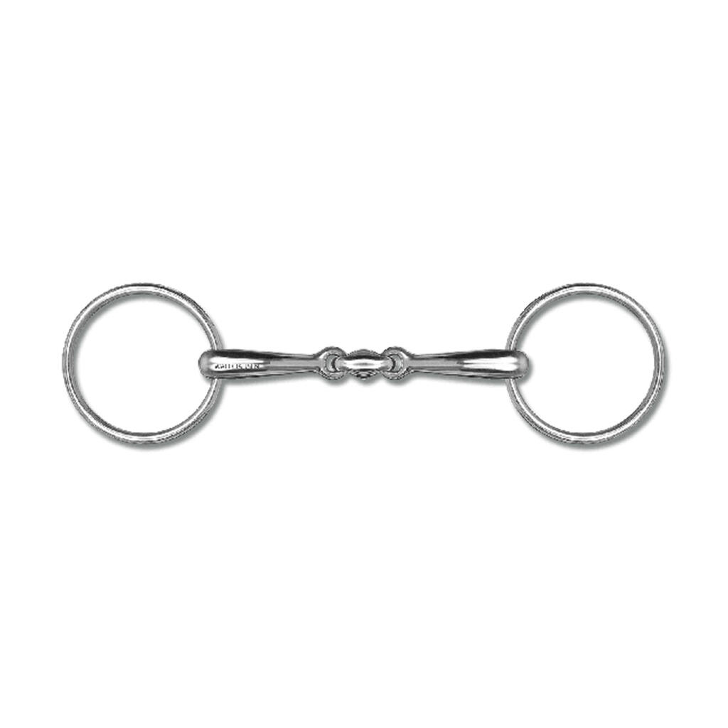 Horse Riding Double Jointed Loose-Ring Snaffle