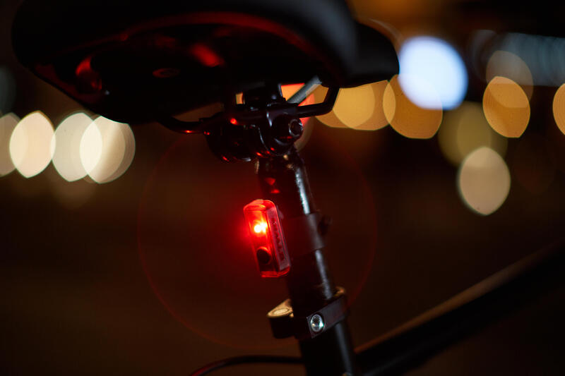 Luce bici posteriore led CL 100 USB rossa