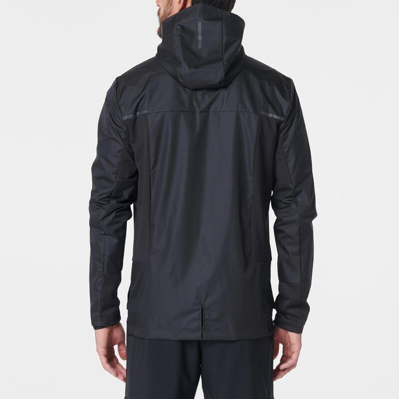 RUN RAIN BREATH men's running windproof and rainproof jacket black