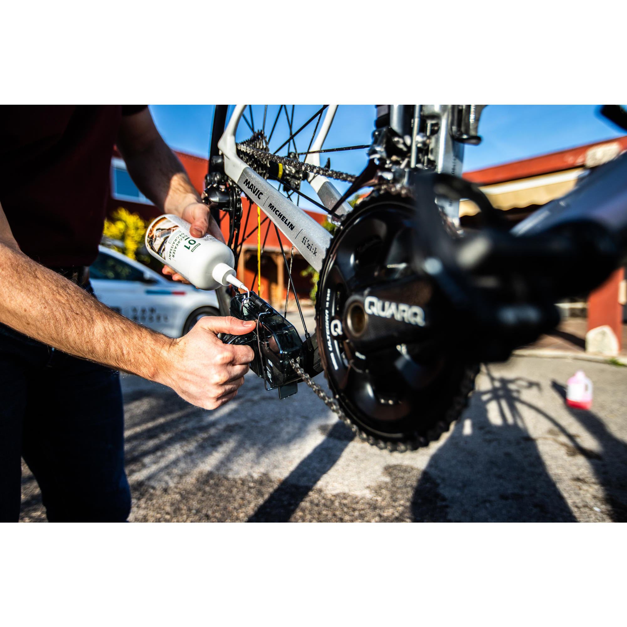 Puliscicatena Per Bici - Spazzola Professionale Per Catena | Rimuove Sporco E Grasso - Foto 3