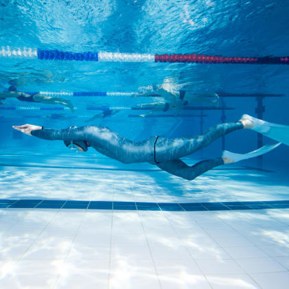 Free-diving en piscine Free-diving en piscine