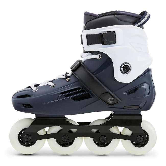 OXELO Adult Freeride Hardboot Inline Skates MF500 Blue/White...