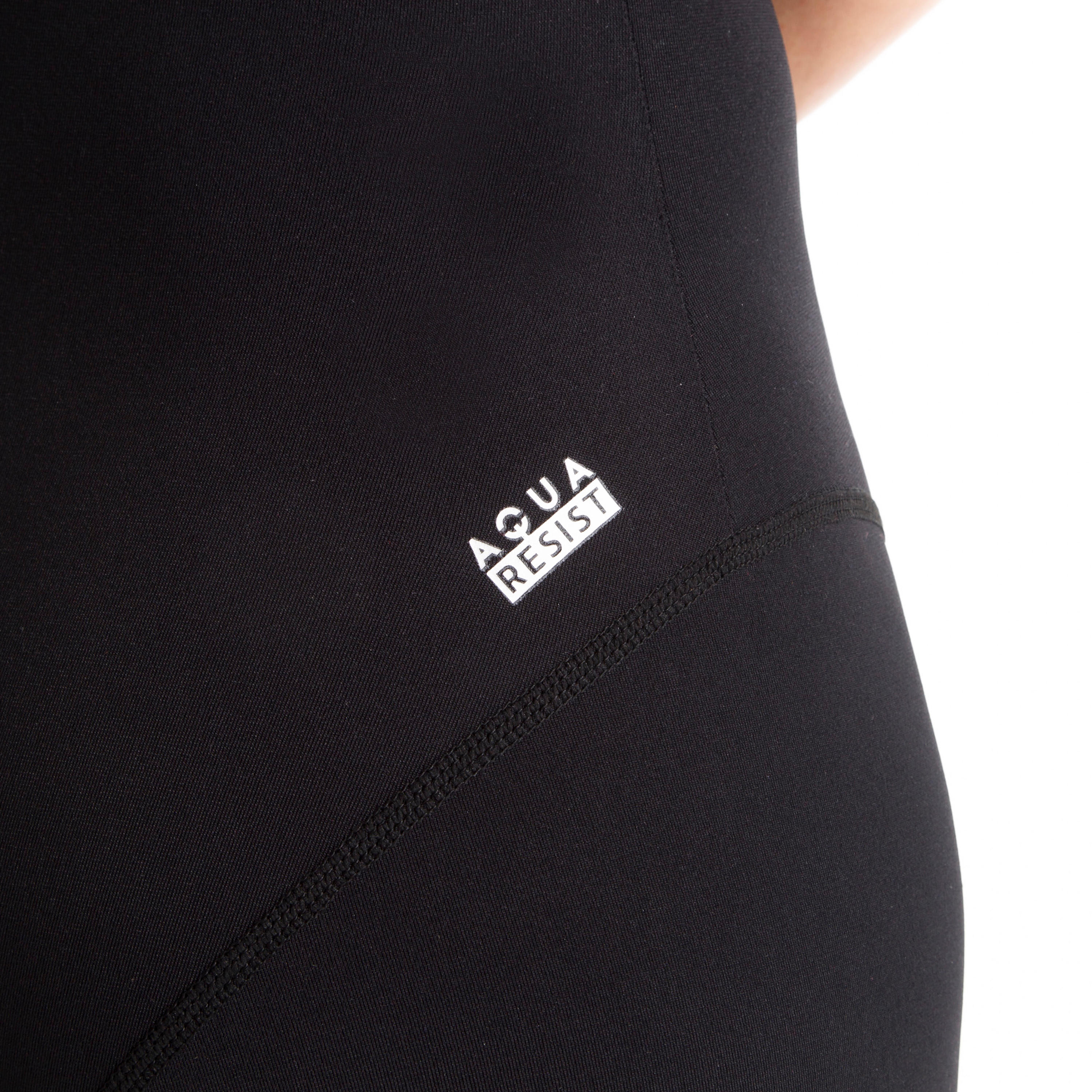 Women's 1-Piece Aquabiking Jammer Swimsuit  Anna Black Square 7/15