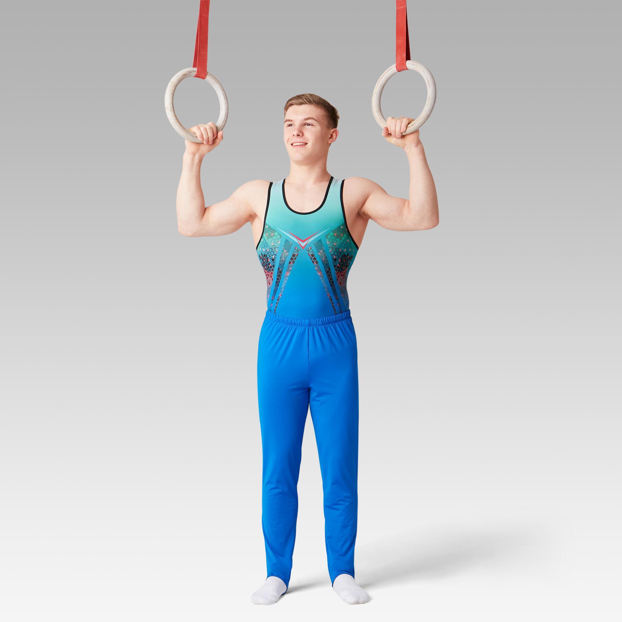 Ensemble Justaucorps + Short Pour Garçon Gymnastique/danse - Taille 5-6 à 15-16 Ans, Tissu Stretch - 7