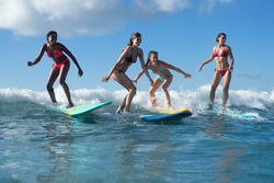 Women's Sliding Triangle Swimsuit Top MAE CORAL