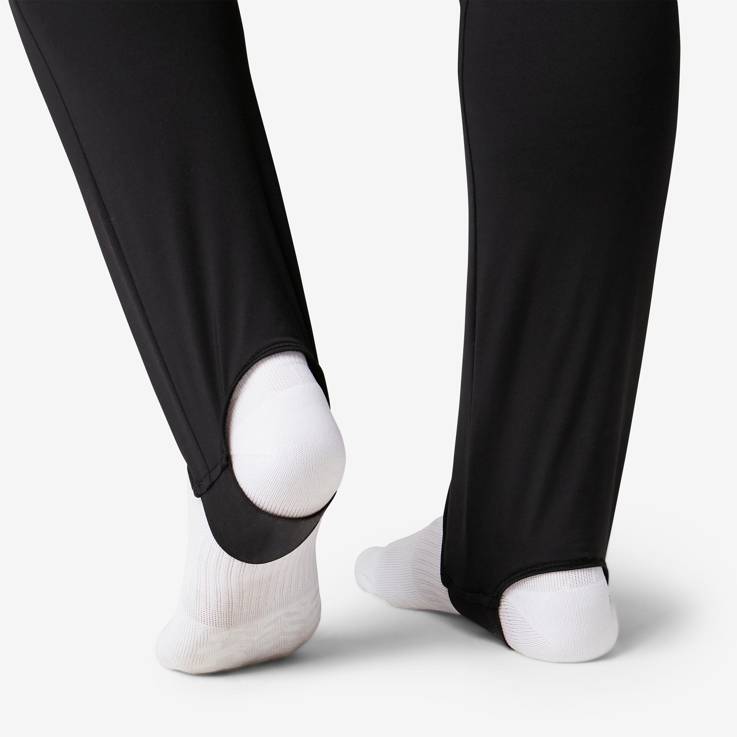 Boys' Gym Stirrup Pants - Black