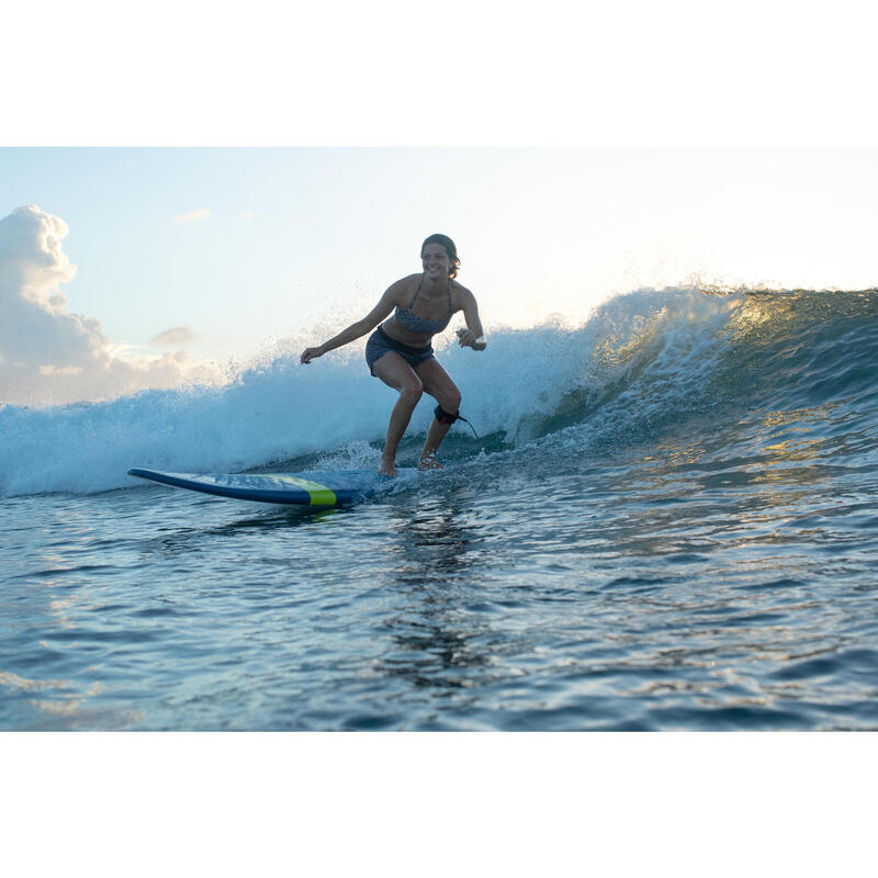 Boardshorts Surfen Tini Ethni elastischer Taillenbund mit Kordelzug Damen