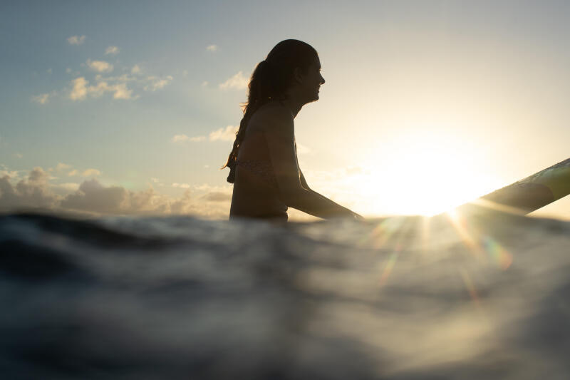 Góra kostiumu kąpielowego surfingowego damska Olaian Mae Ethni