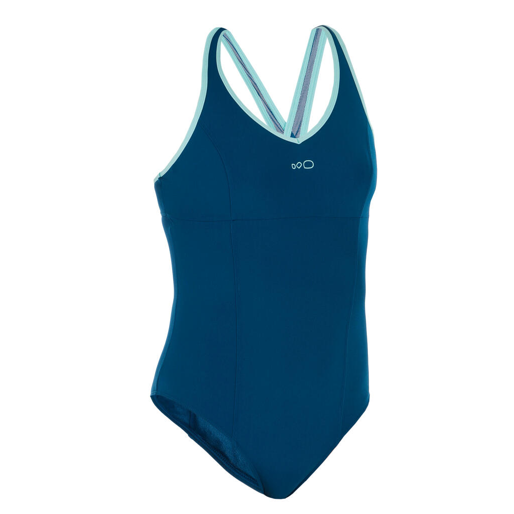 Lou Women's Aquafitness One-Piece Swimsuit - Blue