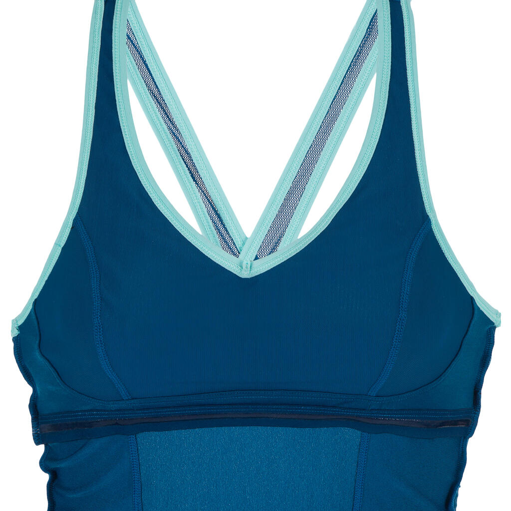 Lou Women's Aquafitness One-Piece Swimsuit - Blue