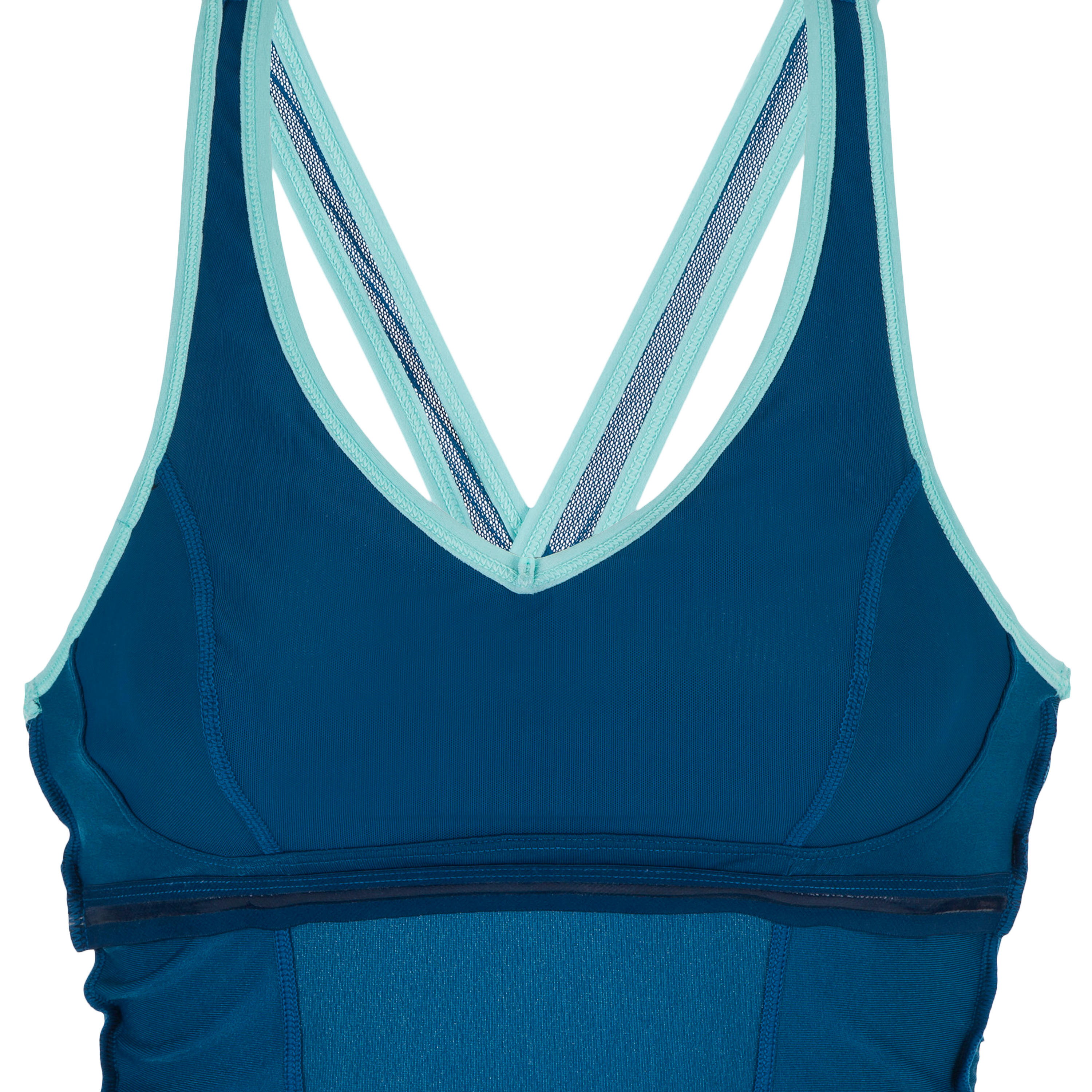 Lou Women's Aquafitness One-Piece Swimsuit - Blue 5/14