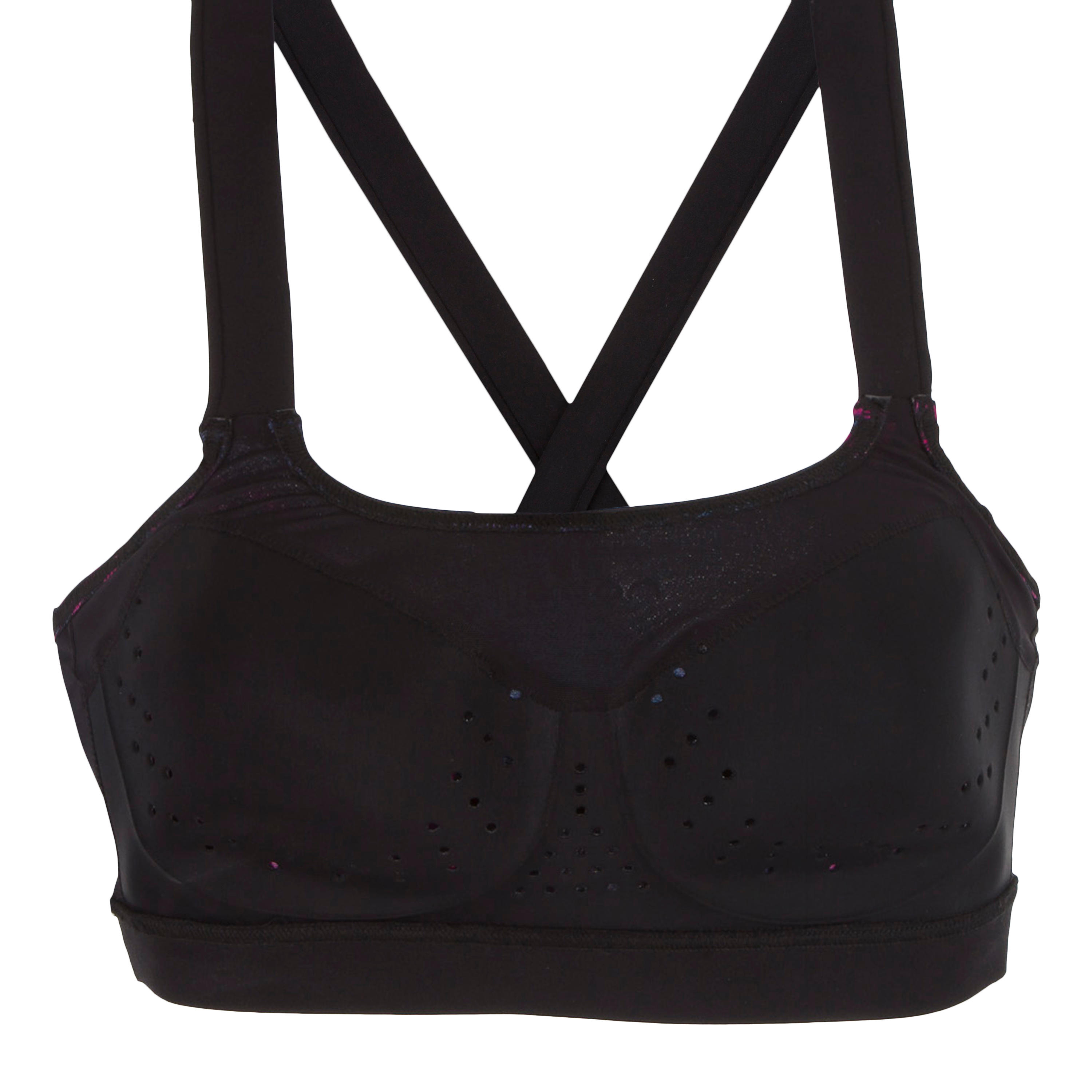 Women's Aquafitness Swimsuit Top Anna All Rib Blue 8/10