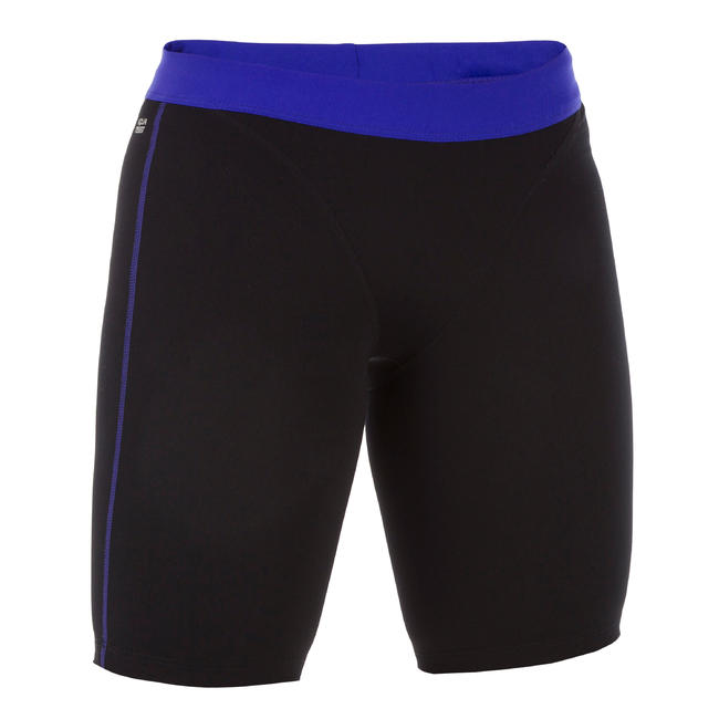 Anna women's Aquafitness Jammer Swimsuit Shorts - Black Blue