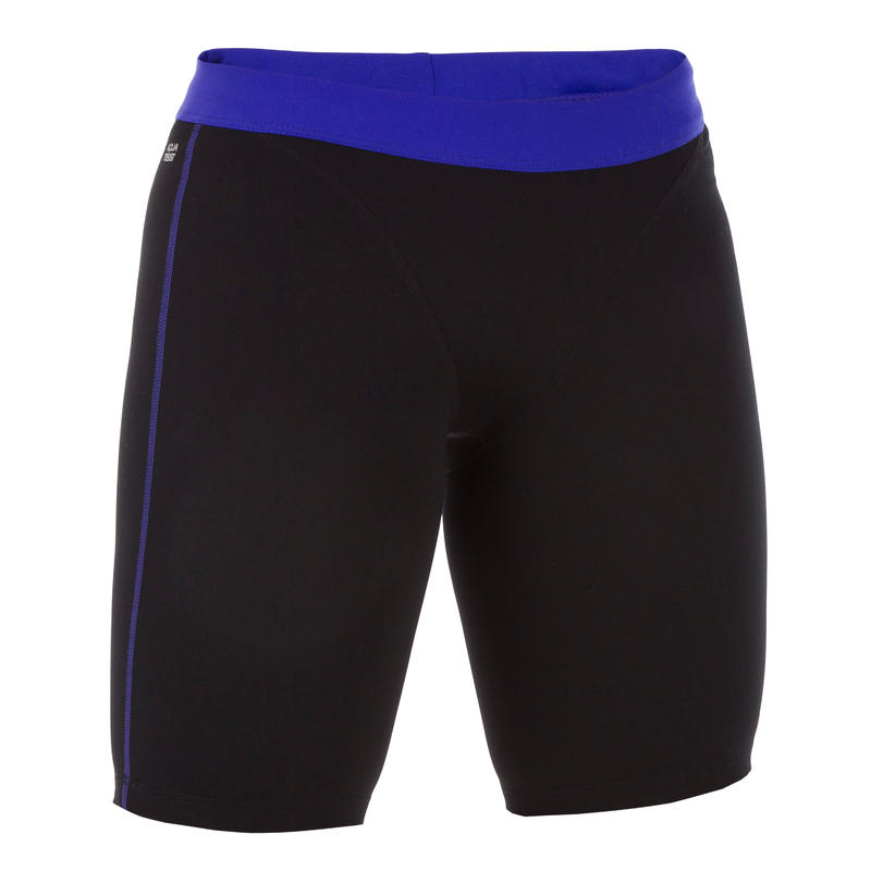 Bas de maillot de bain short jammer d'aquaforme femme Anna noir bleu Bas de maillot de bain short jammer d'aquaforme femme Anna noir bleu