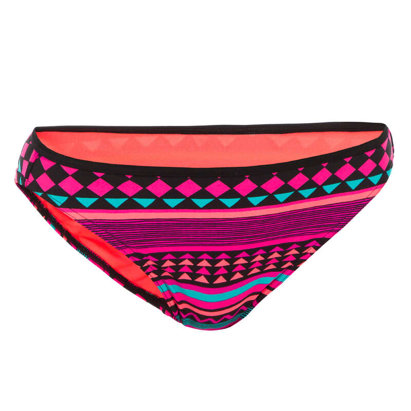 WOMEN BEGINNER SURF SWIMSUIT Surf - BRIEFS NINA GIO PINK OLAIAN - Surf Clothing