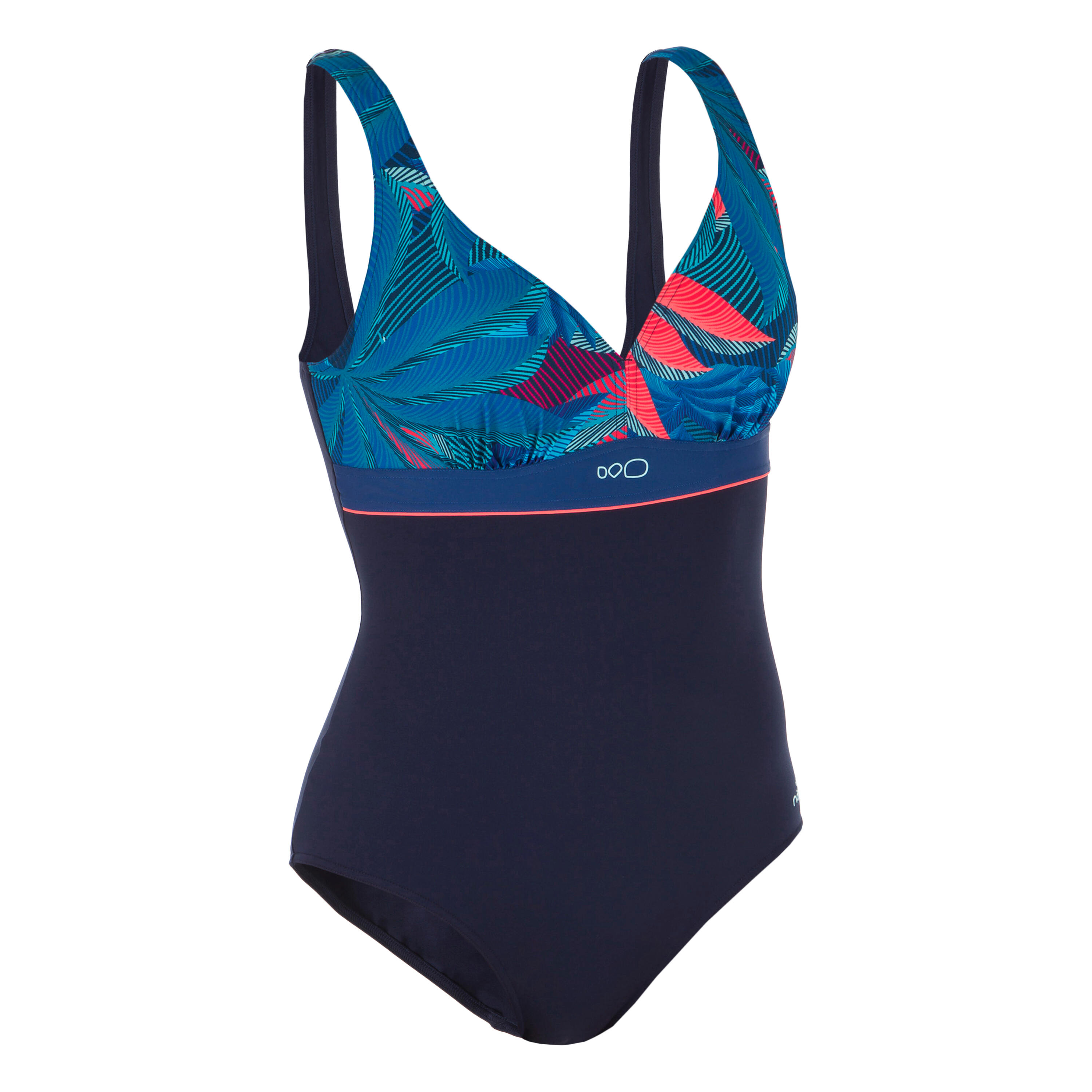 NABAIJI Kaipearl Triki Women's Body-Sculpting 1-piece Swimsuit Pal - Blue Red