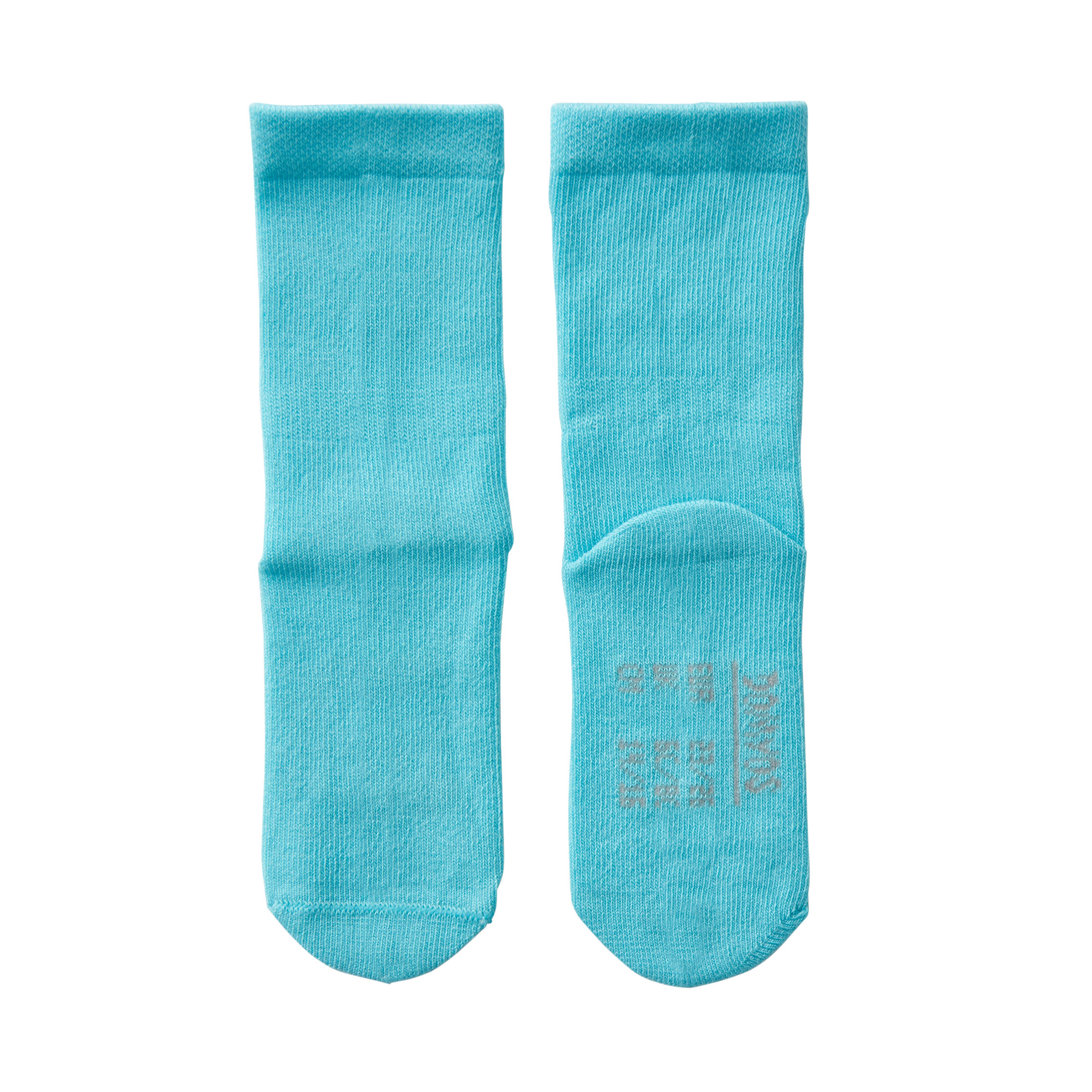 100 Mid Gym Socks Twin-Pack - Light Green/Mottled Grey 2/4