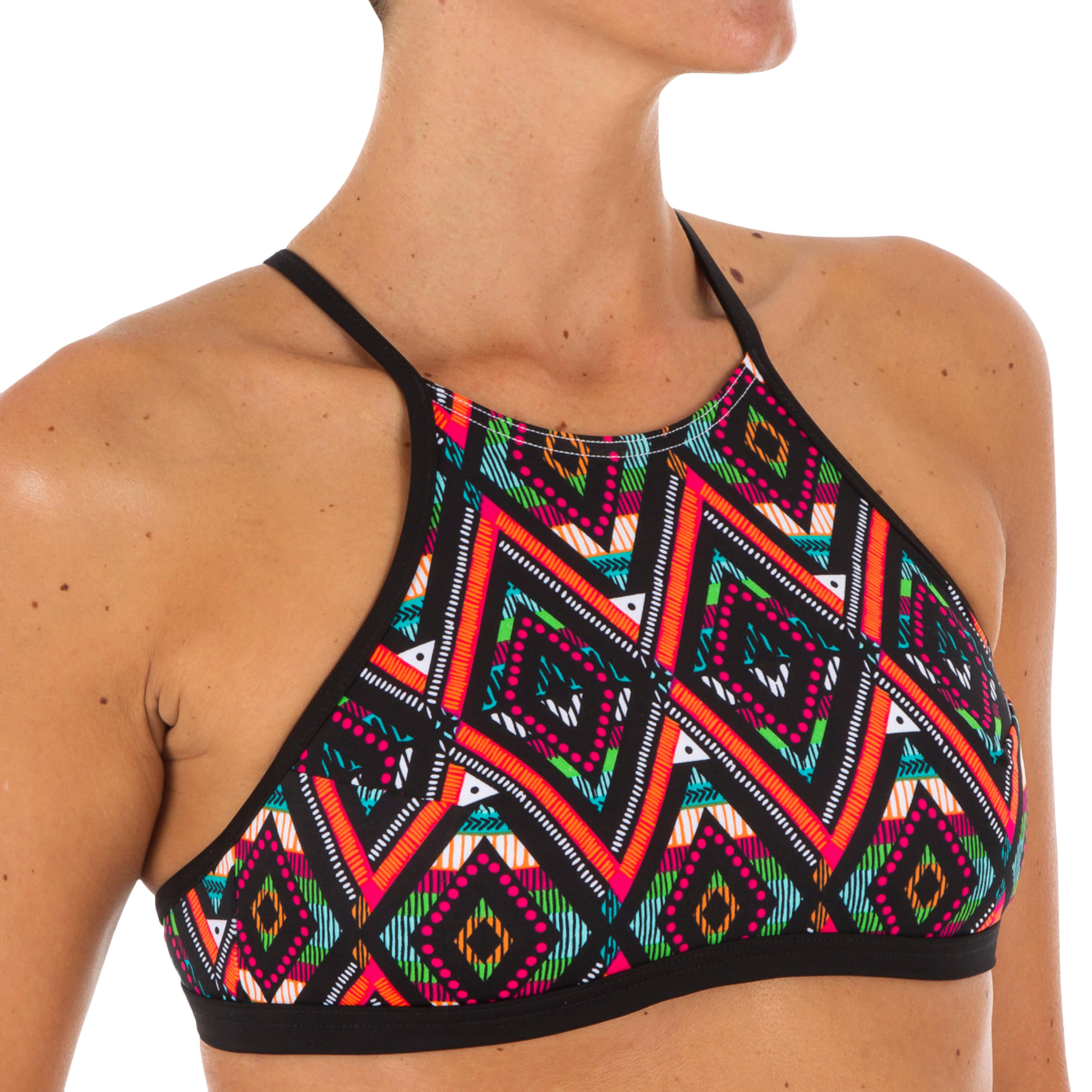 Swimsuit Top with adjustable back ANDREA LOSANG_PINK 2/7