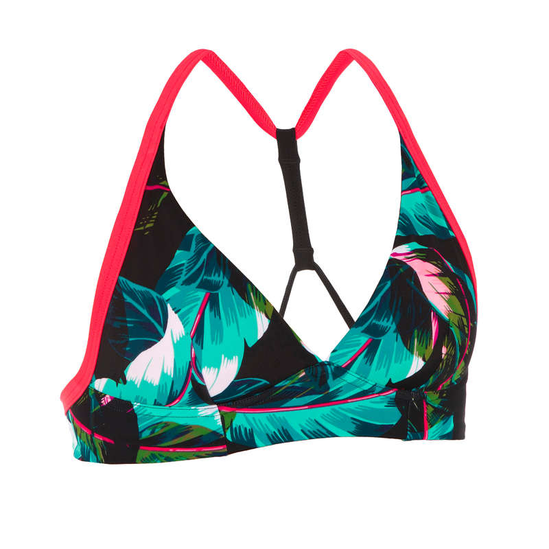 WOMEN INTERMEDIATE SURF SWIMSUITS - BEA FUTUNA SWIMSUIT TOP BLACK OLAIAN