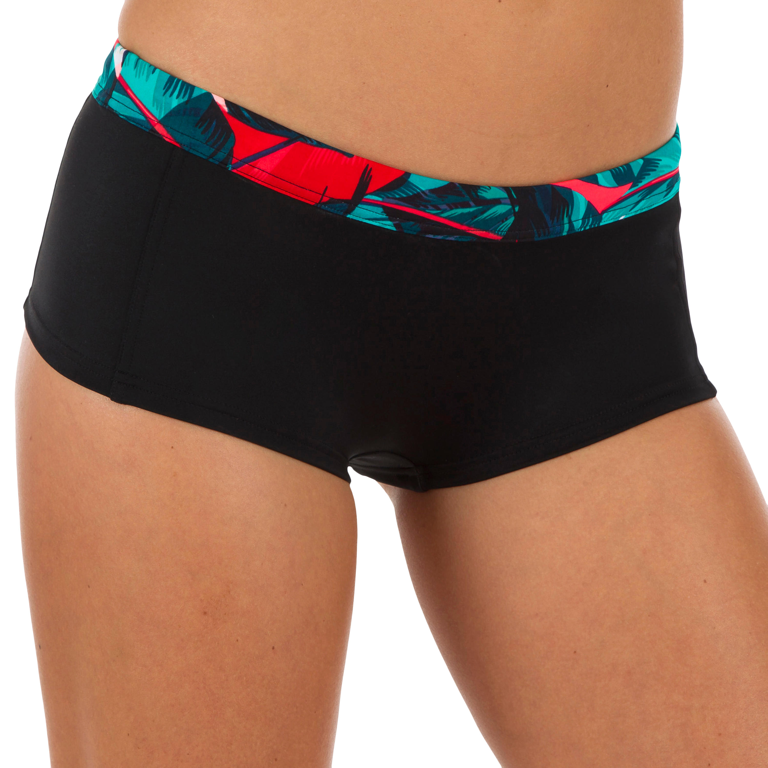 Woman's shorty swimsuit bottoms WITH  DRAWSTRING VAIANA futuna - red 4/10