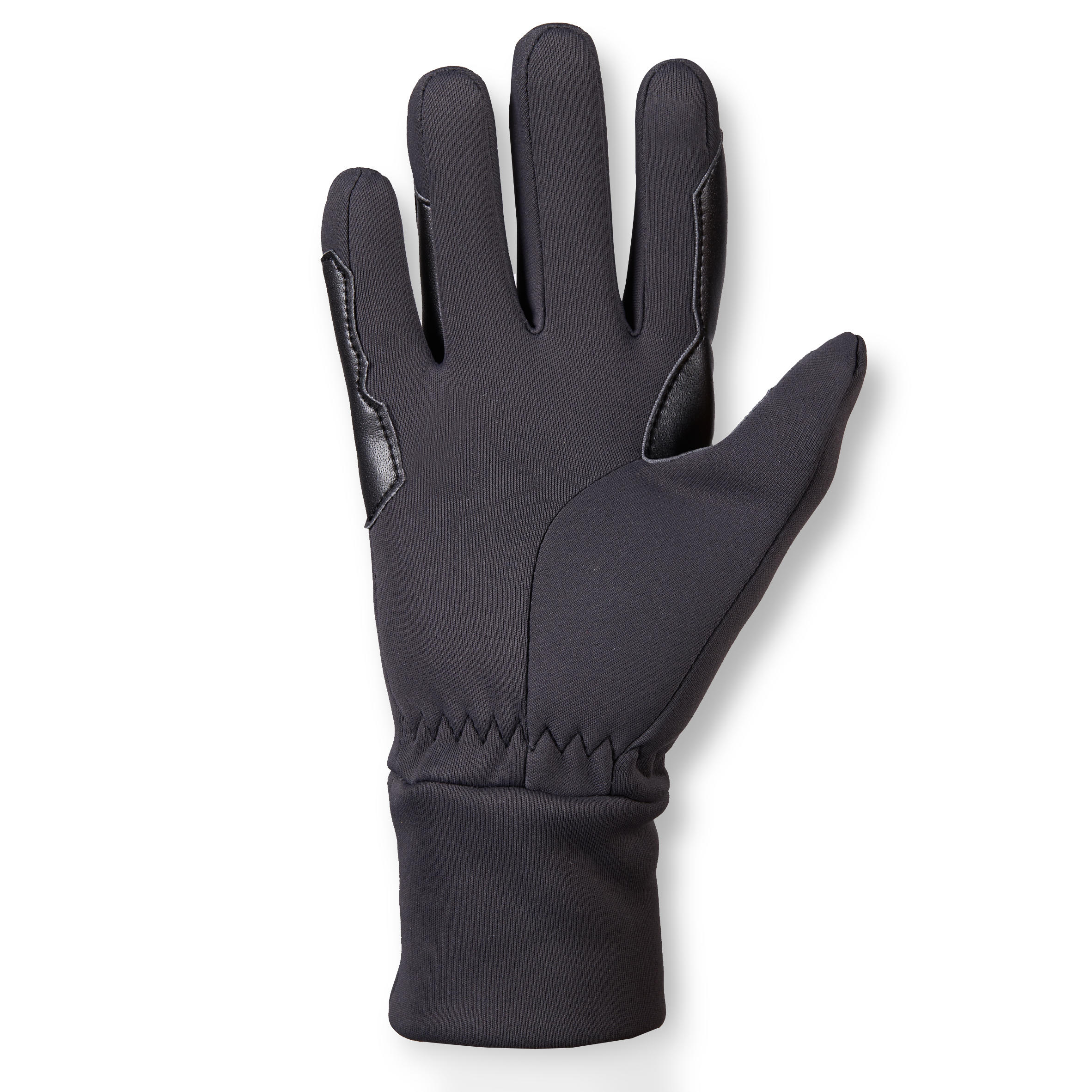 100 Warm Kids' Horse Riding Gloves - Dark Grey 2/8