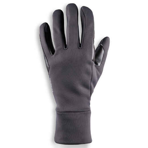 100 Warm Horse Riding Gloves - Dark Grey