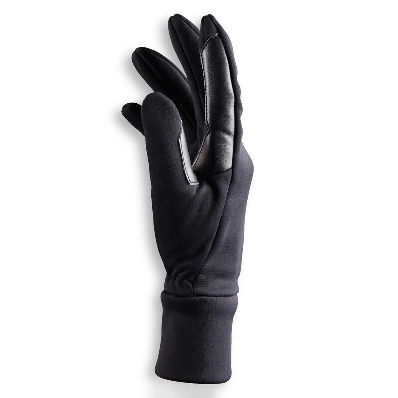 Dámské jezdecké rukavice 100 WARM černé