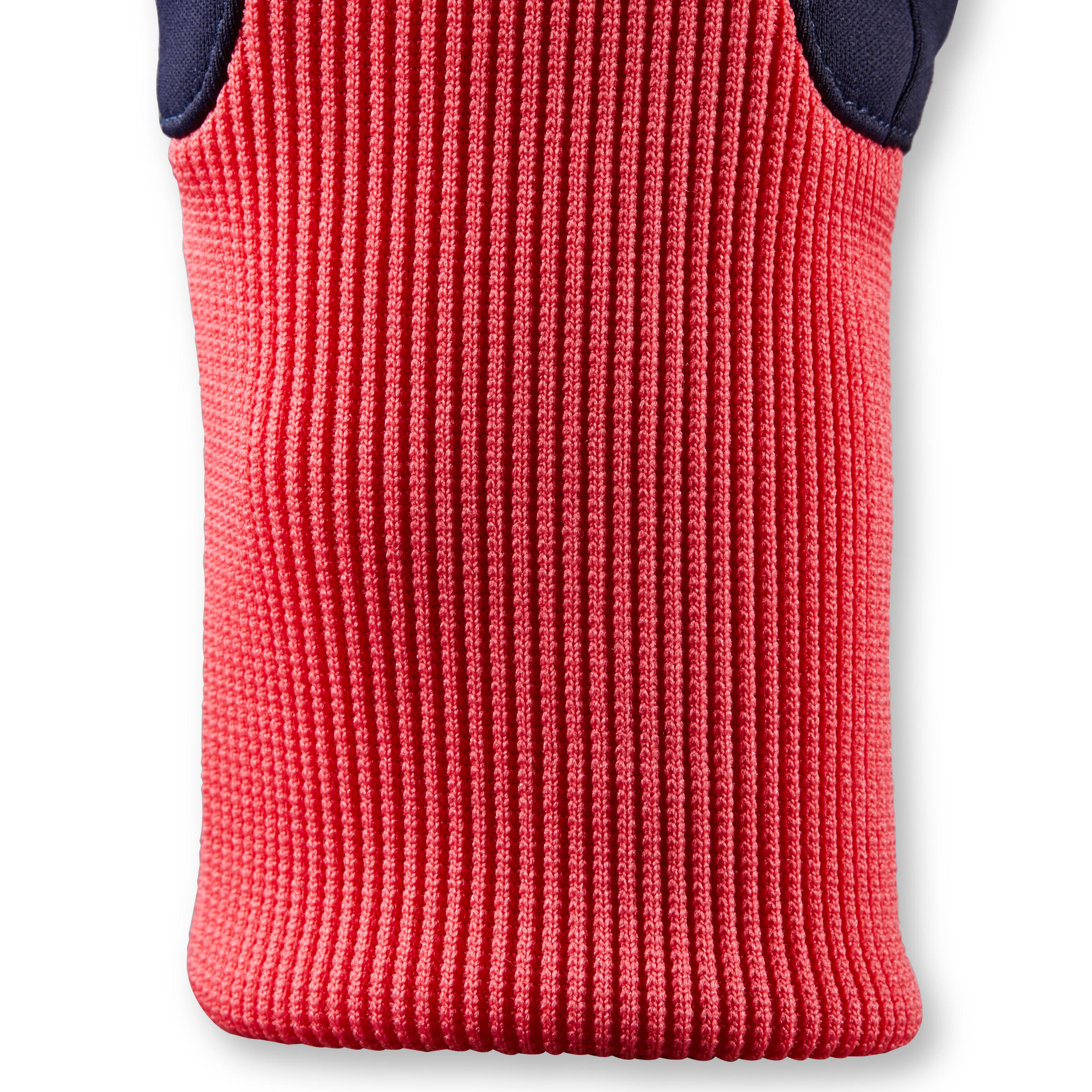 140 Warm Kids' Horse Riding Gloves - Navy/Pink 5/6