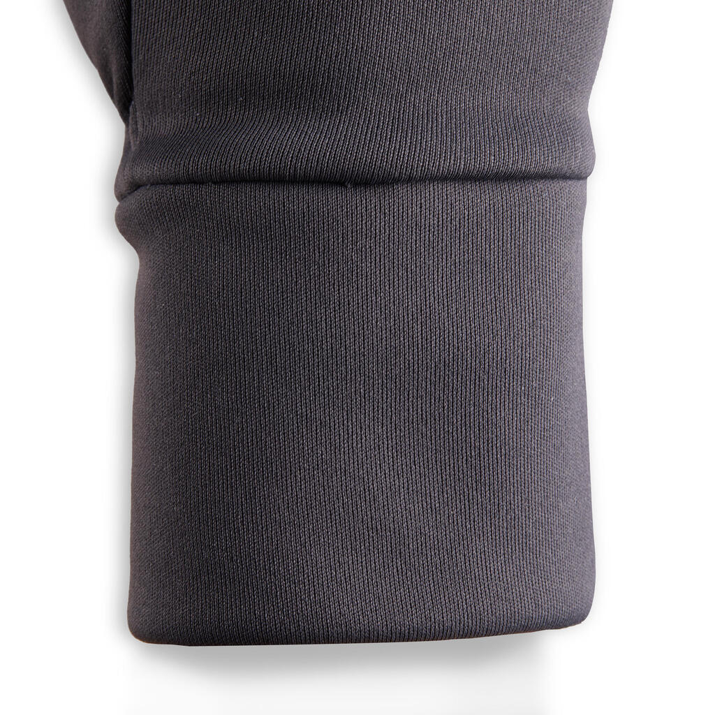 100 Warm Kids' Horse Riding Gloves - Dark Grey