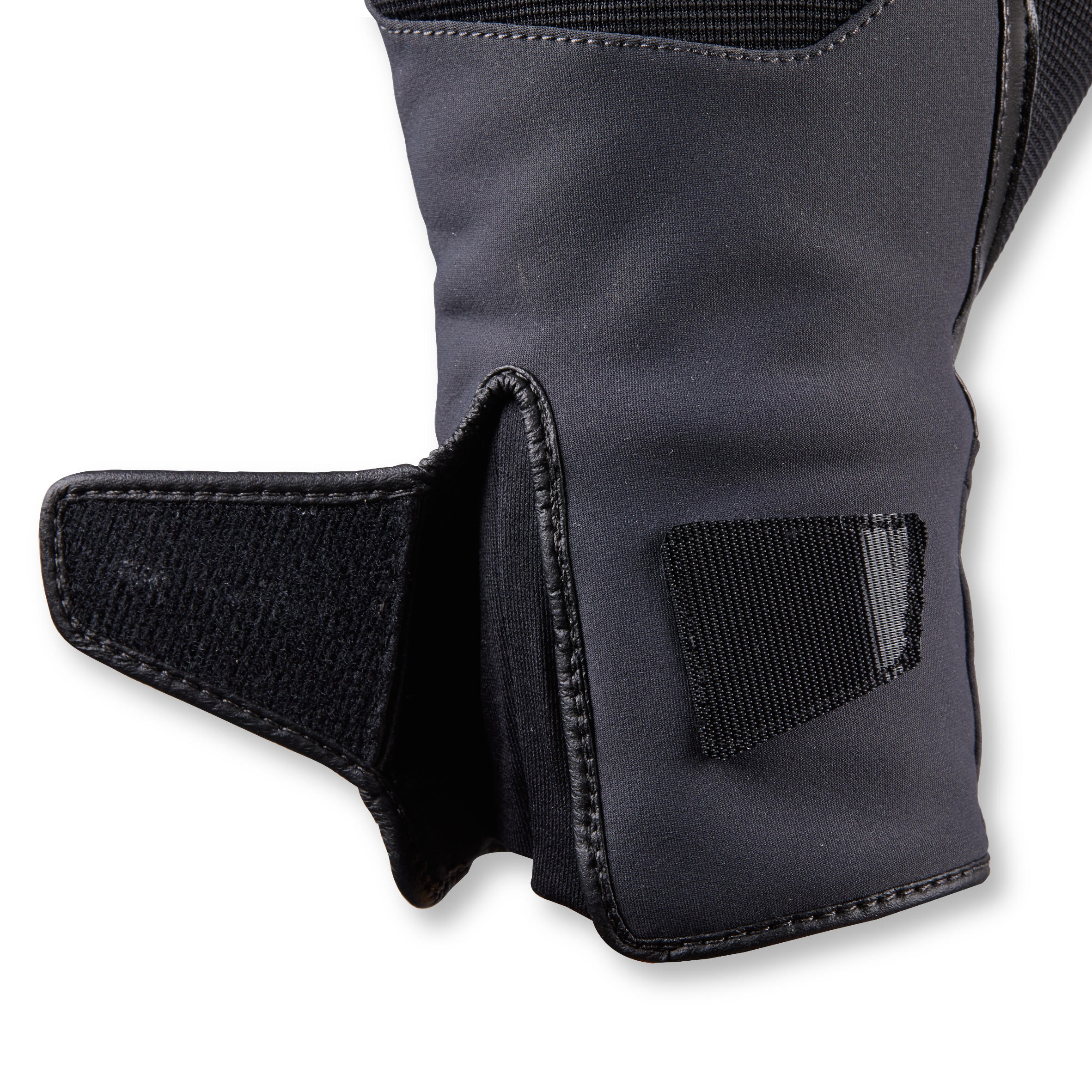 Women's Water-Repellent Horse Riding Gloves 560 Warm - Grey/Black 6/9