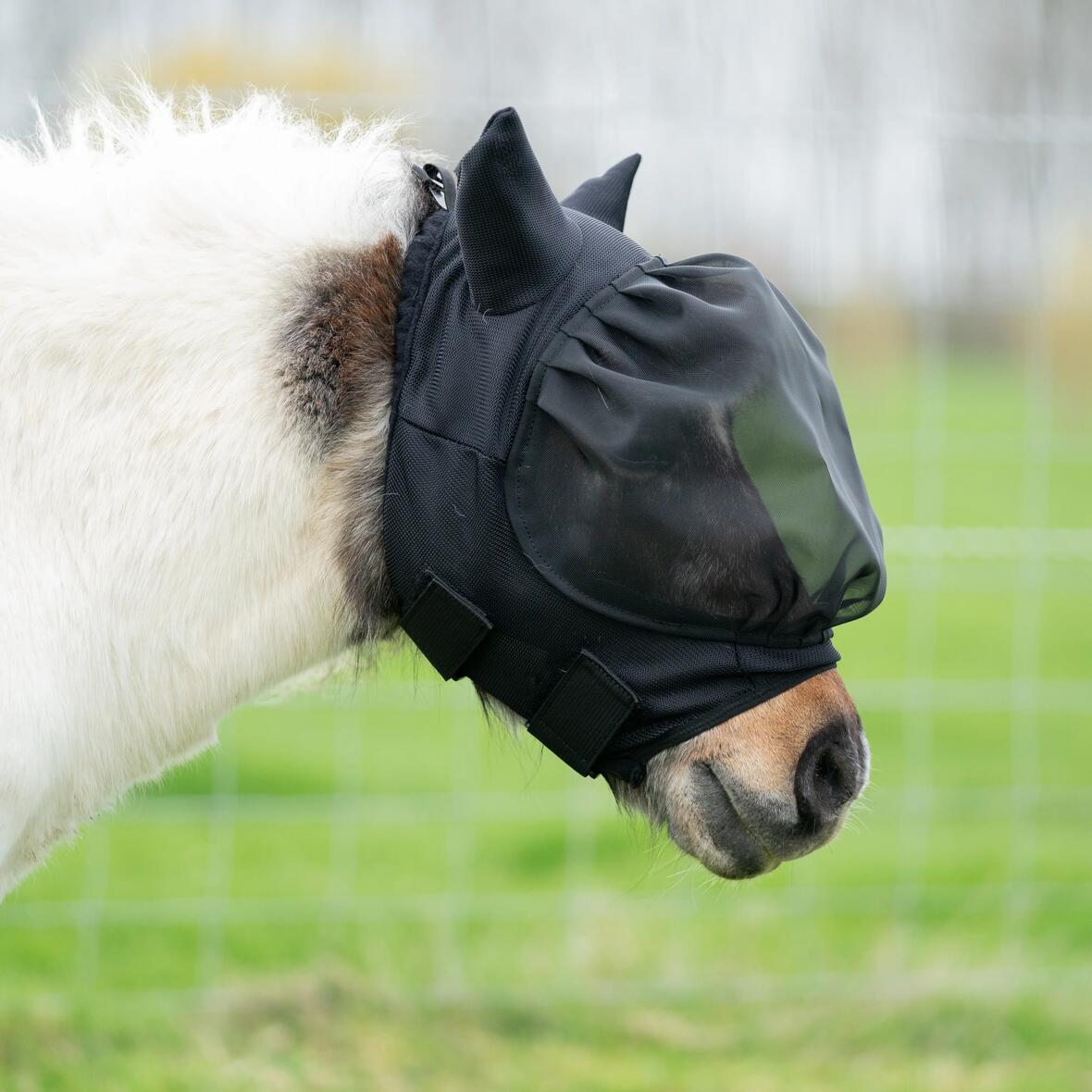 Masque de mouches à cheval - Veille équin en mailles, grand