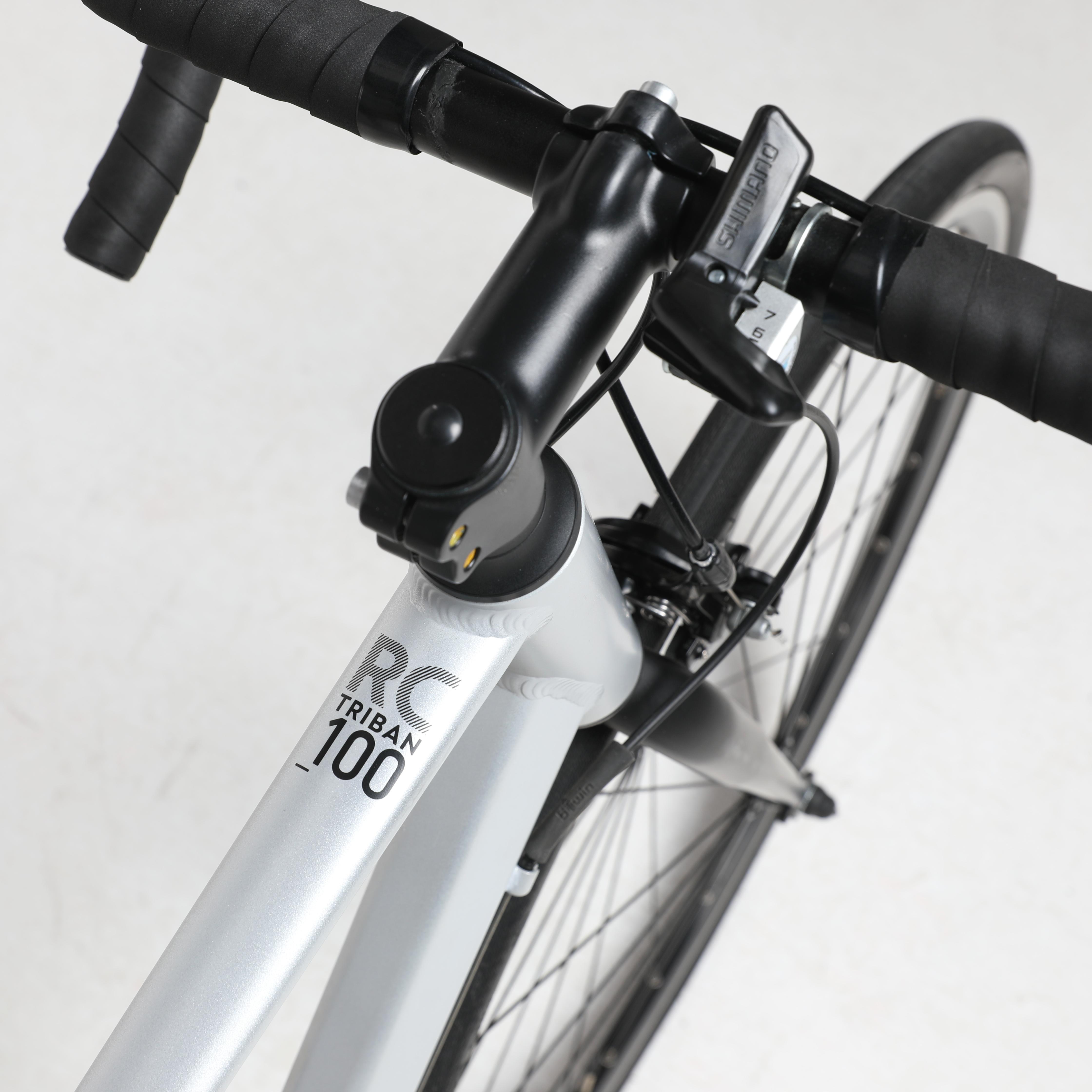 Men's Road Bike Shimano A050 - RC 100 Metal Grey - TRIBAN