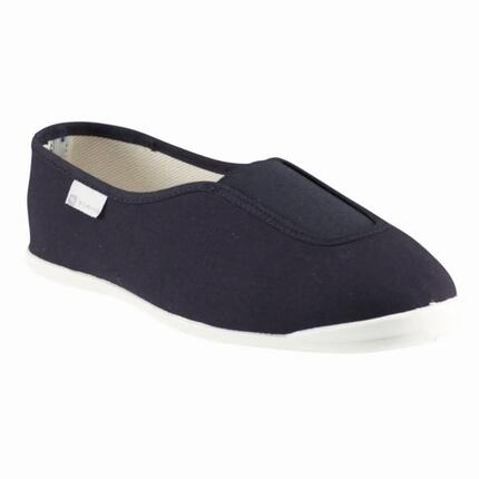 Chaussons gym fille et garçon en tissu noir