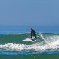 Escarpines Surf Caña Baja Neopreno 2 Mm Gris Negro Adulto Olaian 500 