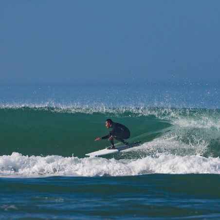 Χαμηλά παπούτσια surf 500 2mm με neoprene - Γκρι/μαύρο