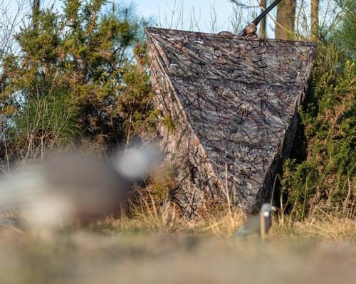 équipement camouflage chasse du petit gibier migrateur