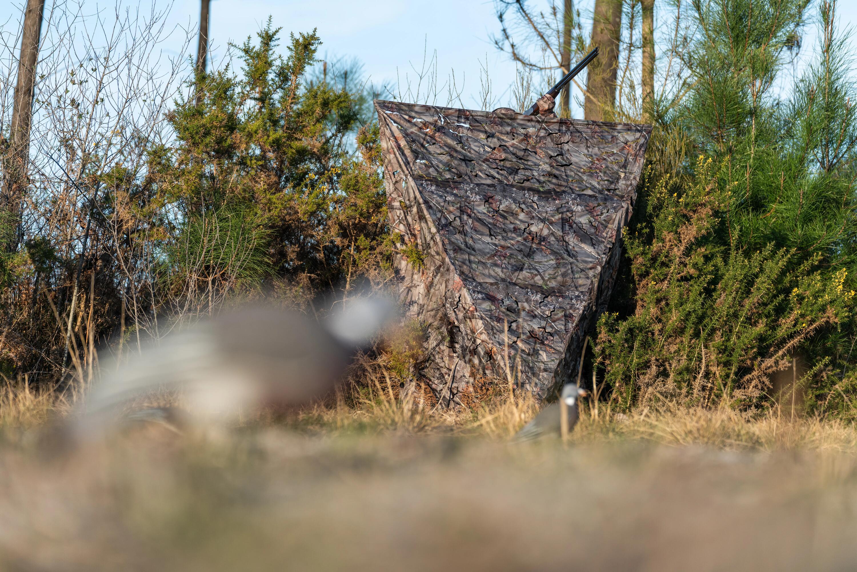 AFFÛT BOUCLIER DE CHASSE PLIABLE AVEC CAMOUFLAGE 11/19