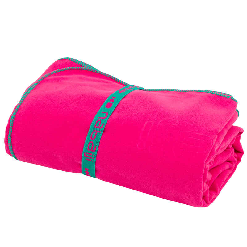 Soft microfibre towel XL - pink