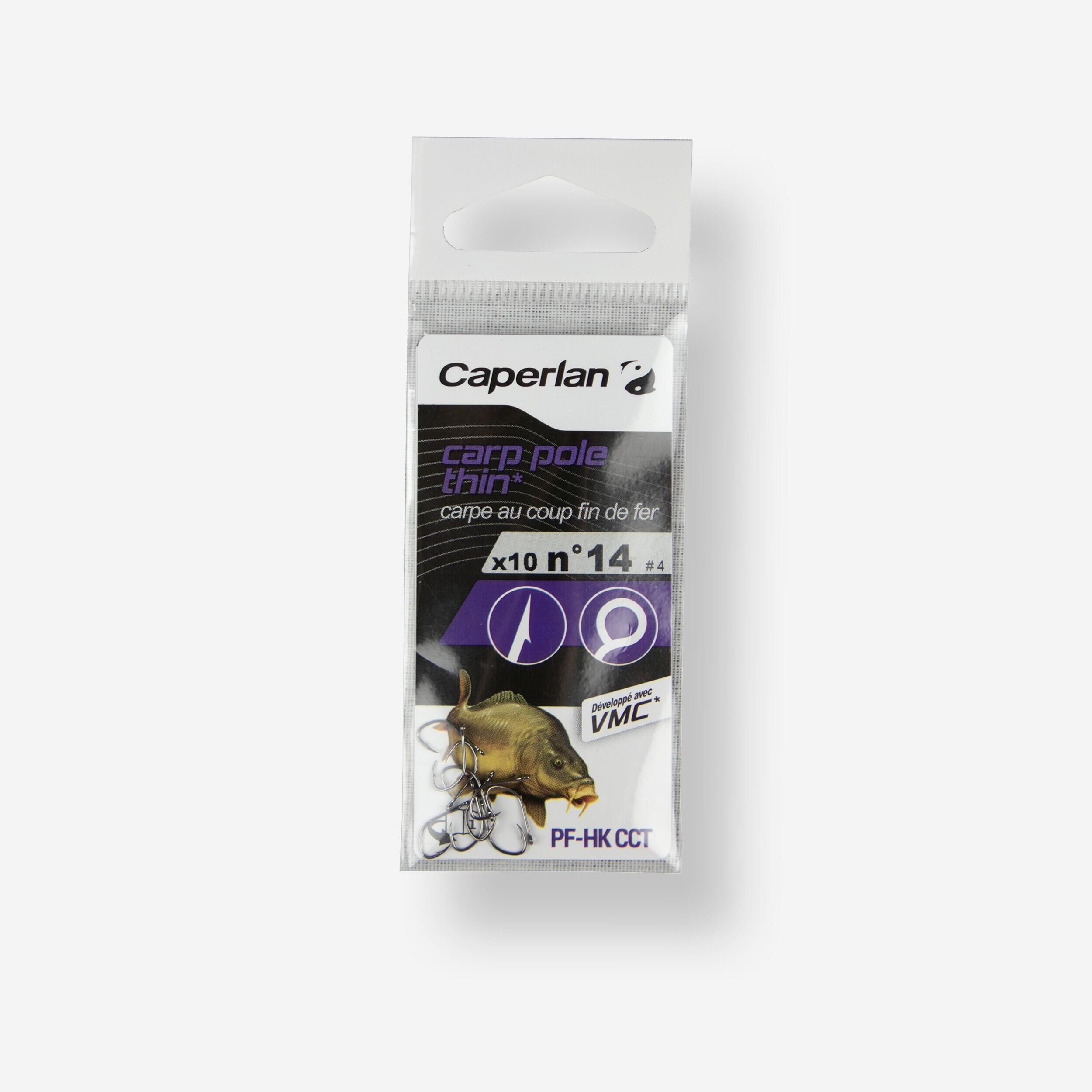 CAPERLAN Fine Wire Carp Hooks 
(PF - HK CCT)