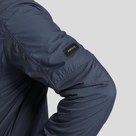 Чоловіча куртка TREK 900 WINDWARM для гірського трекінгу, з софтшелу - Синя