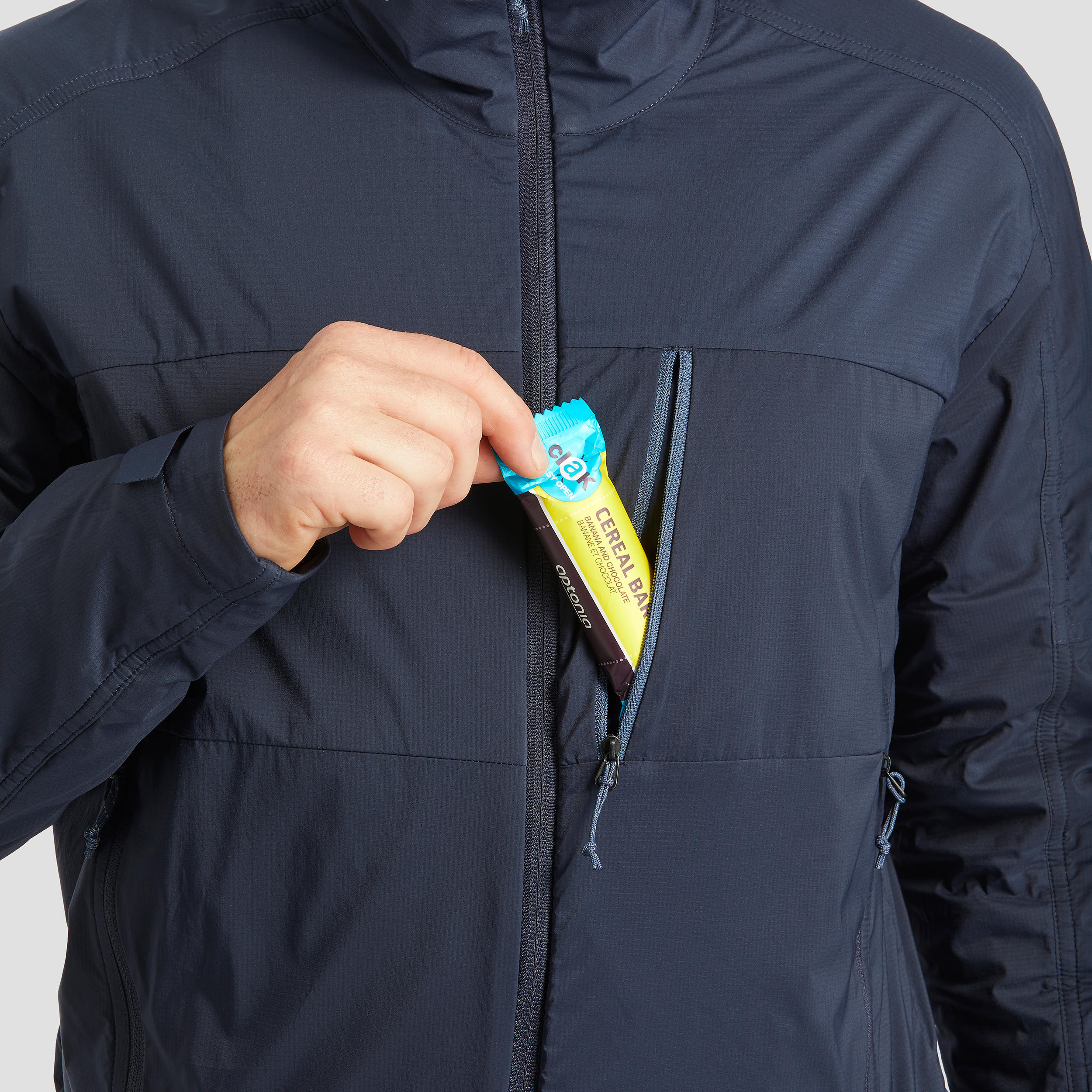 Sudadera Rompevientos Trekking y Montaña Forclaz TREK900 Hombre Azul Marino  - Decathlon