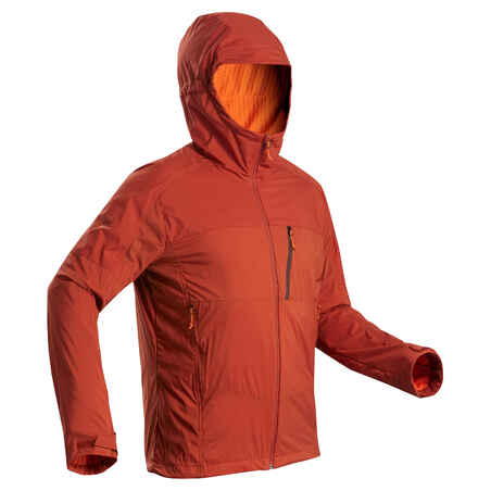 Oranžna moška pohodniška softshell jakna MT900 WINDWARM 