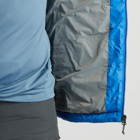 Men's Mountain Trekking Down Jacket TREK 100 - Blue