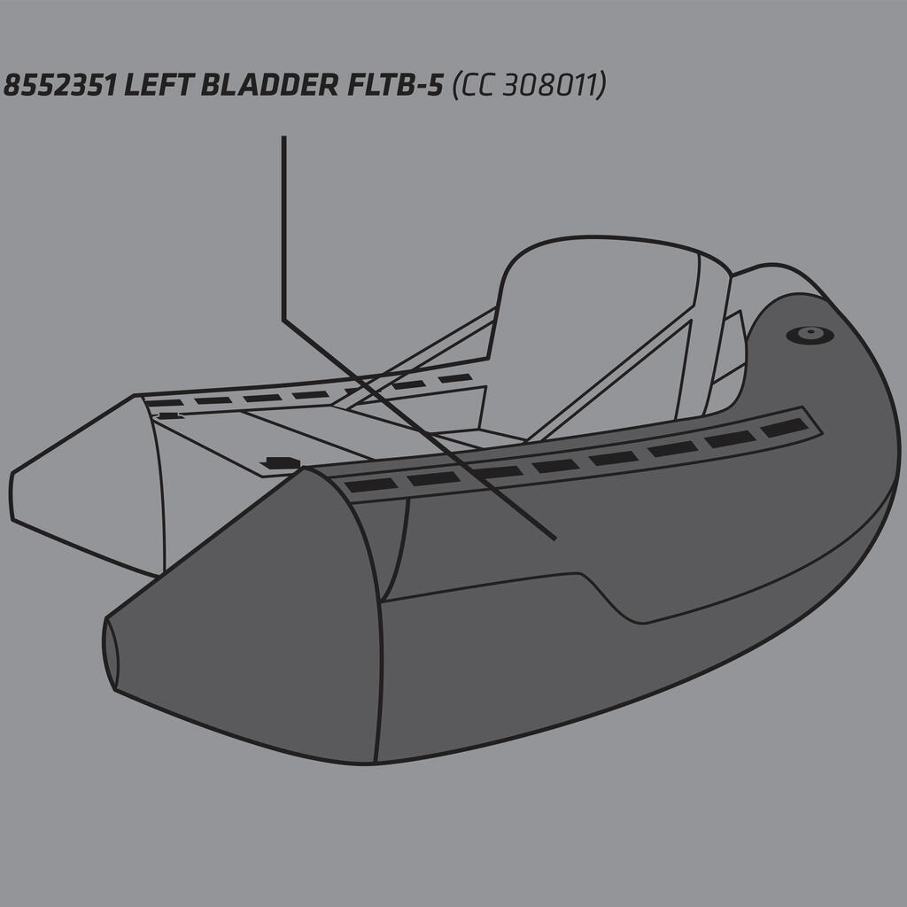 Ľavý mechúr na Belly boat FLTB-5