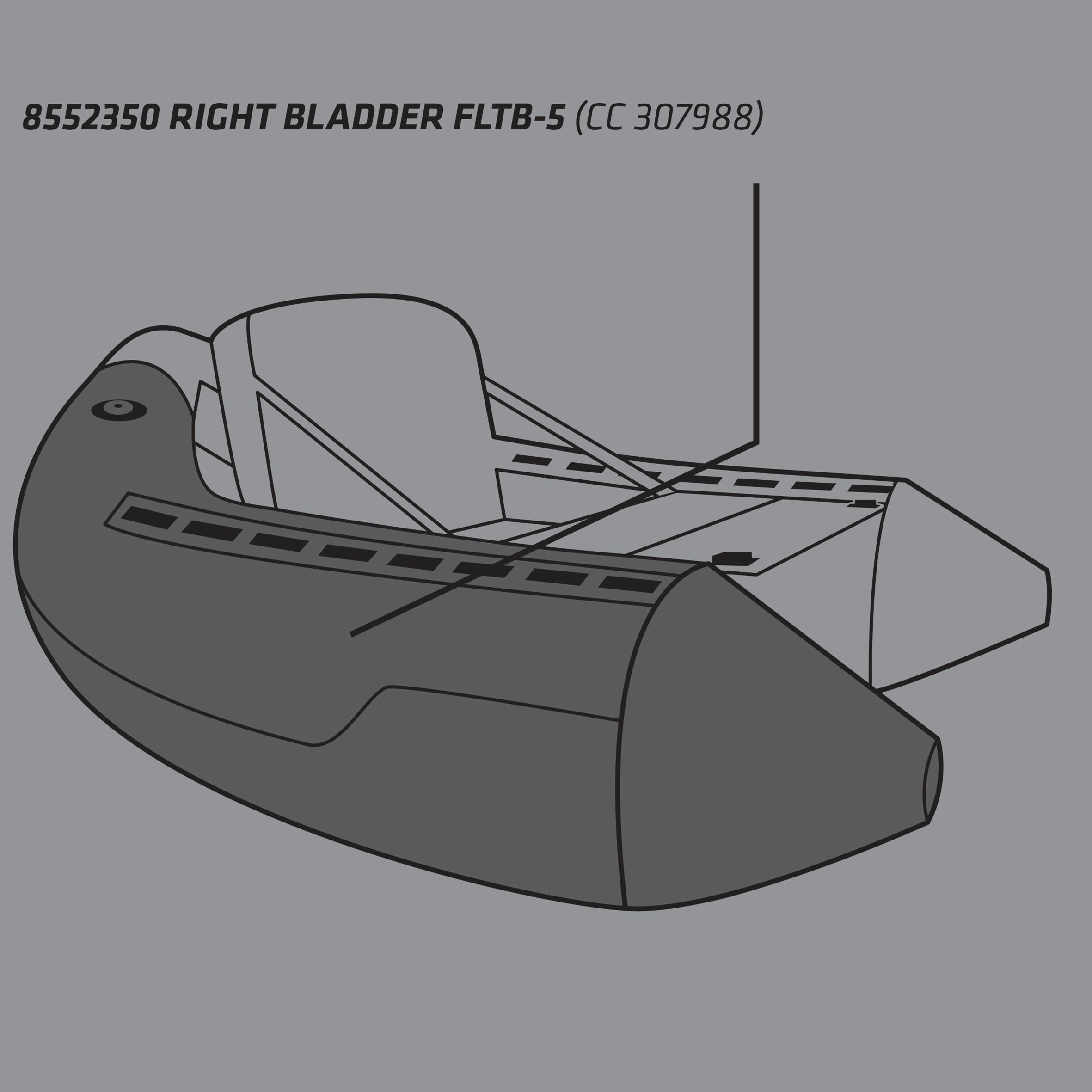 BOLSA DIREITA FLOAT TUBE FLTB-5 2/2