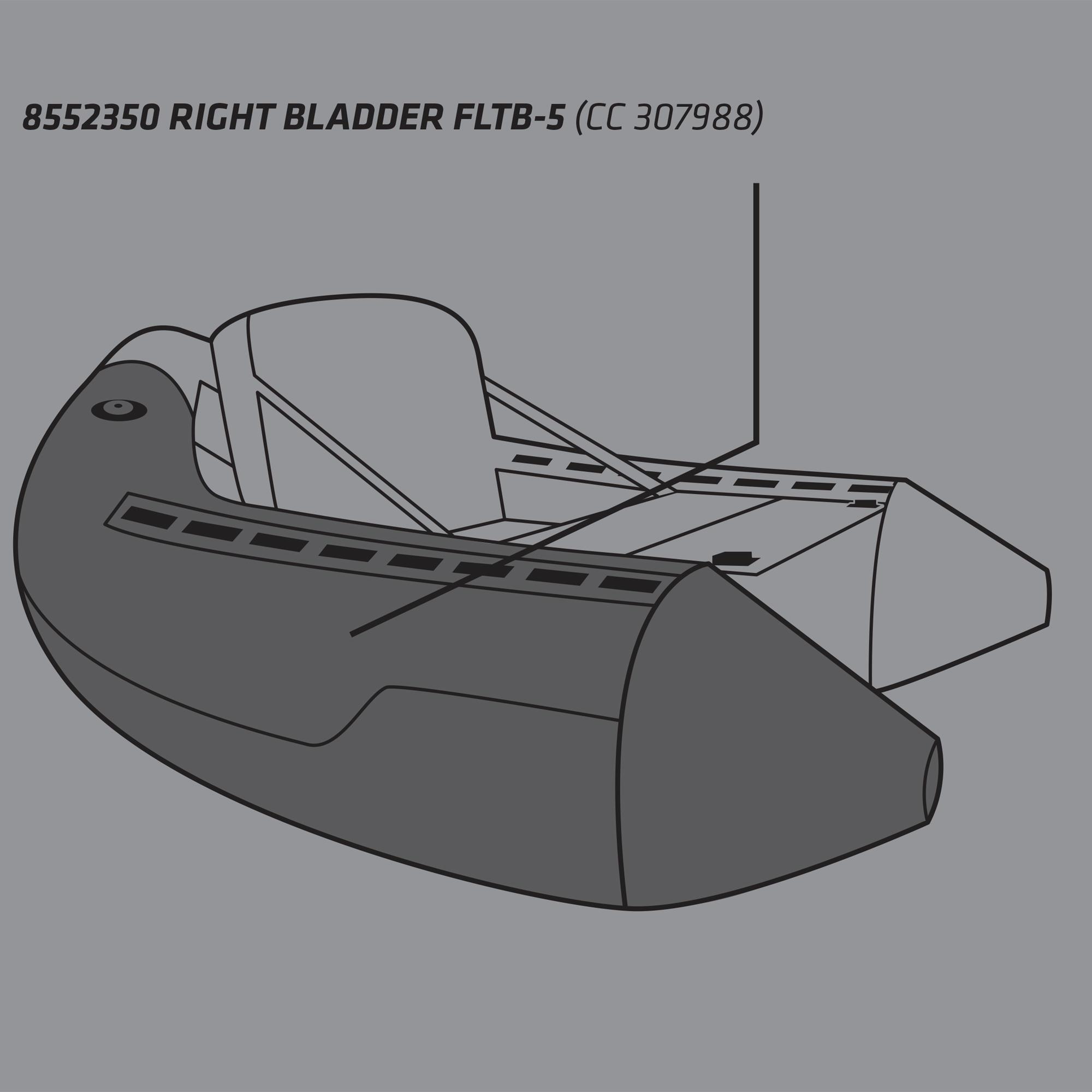 FLOAT TUBE STRAIGHT BLADDER FLTB-5